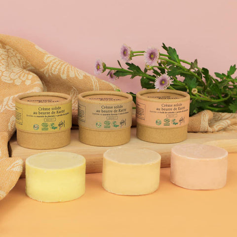 Quelle crème solide choisir chez Comme Avant : arnica, karité ou plantain ?