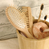 Brosse, peigne, galet et brosse à dents zéro déchet et éthique