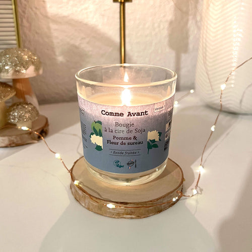 Bougie parfumée à la cire de soja - Version 1