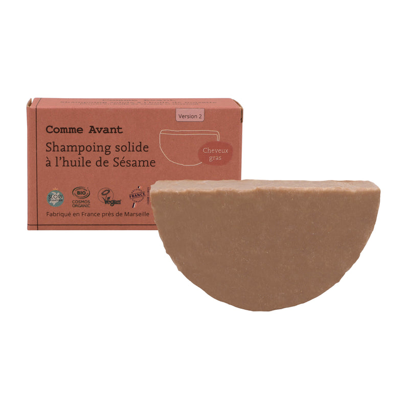 Shampoing solide à l'huile de sésame (ancienne version 1)