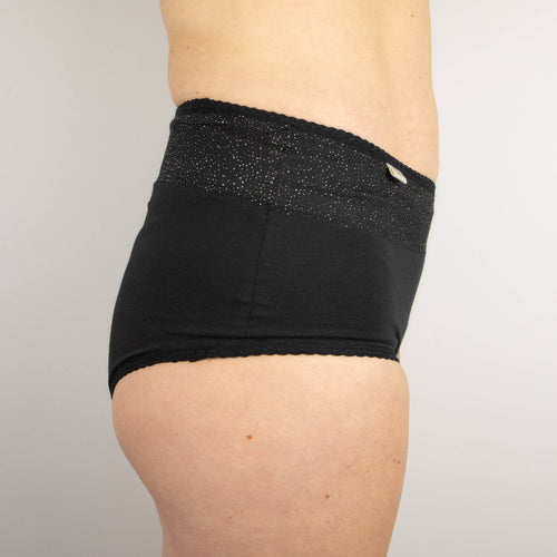 Shorty menstruel taille haute comme avant