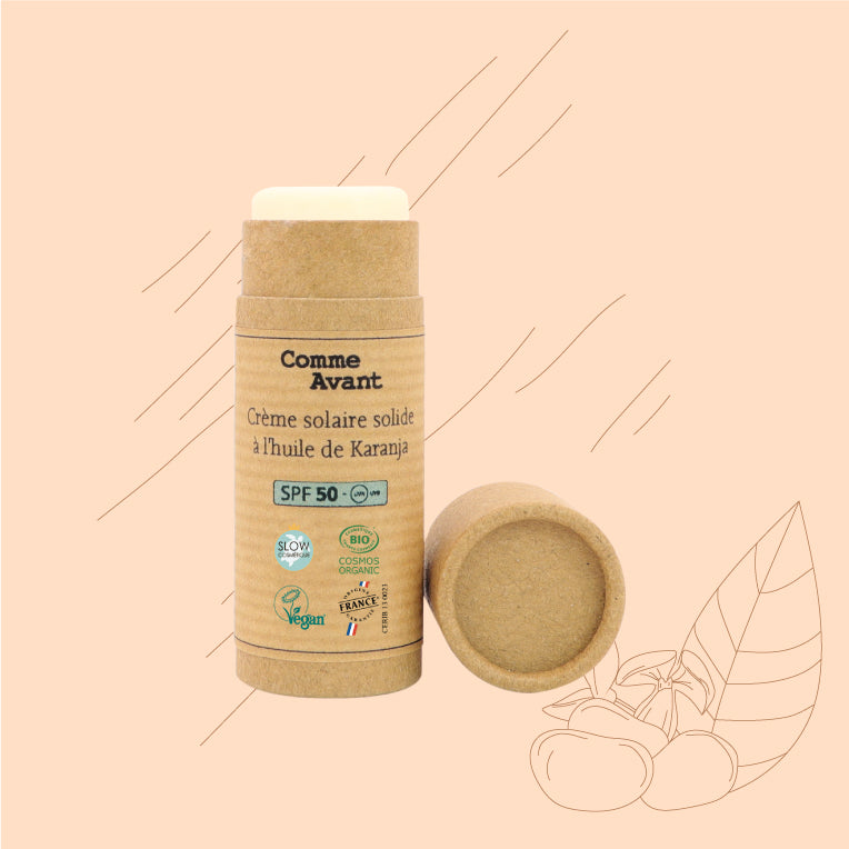 STICK SOLAIRE SPF50 LEVRES ET VISAGE COMME AVANT