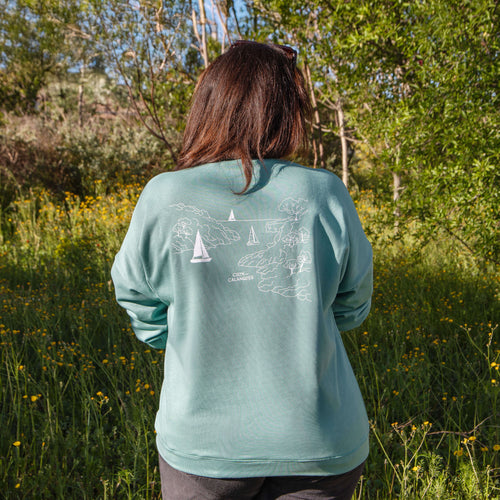 Sweat en coton bio association clean my calanques