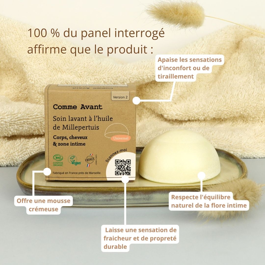 test d'usage sur le soin lavant comme avant avis des cosommateurs