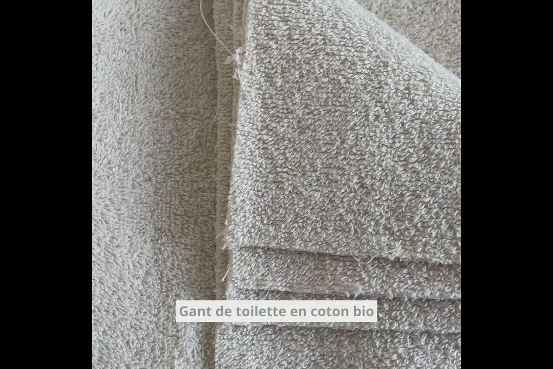 Gant de toilette en coton - Version 1