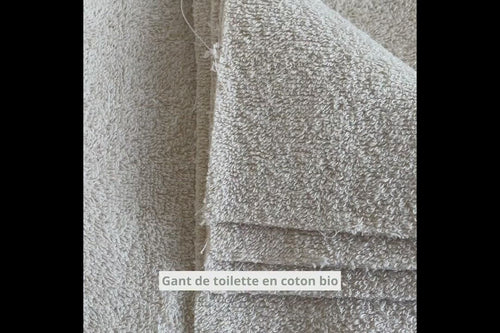 Gant de toilette en coton - Version 1