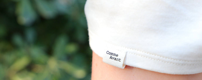 t-shirt coton comme avant