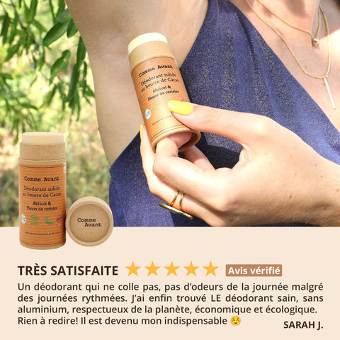 Vous avez testé notre déodorant ? 🍑