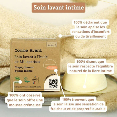 Découvrez notre soin lavant à l’huile de Millepertuis