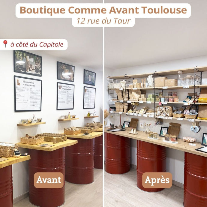 rénovations de la boutique comme avant à toulouse