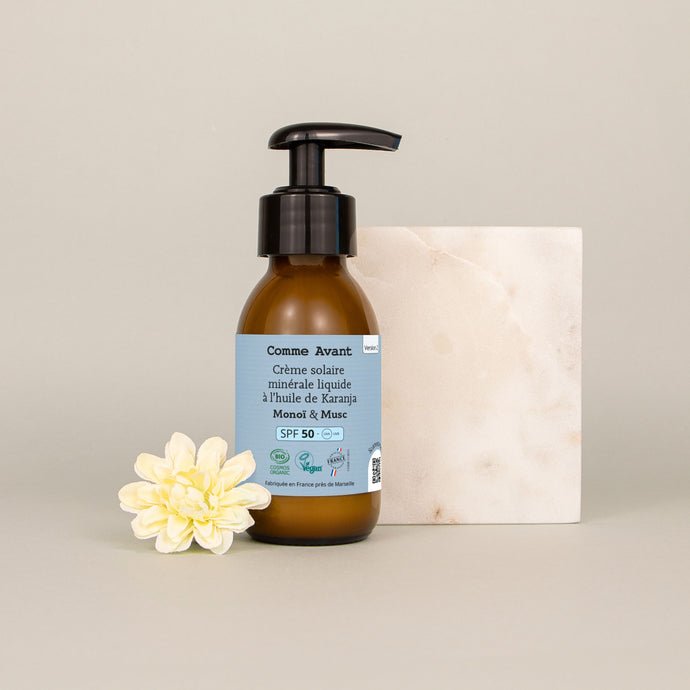 Crème solaire liquide naturelle parfumée ou sans parfum : que choisir pour votre peau ?