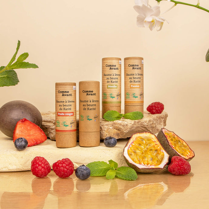 baume à lèvre naturel végane esthétique cosmétique comme avant 