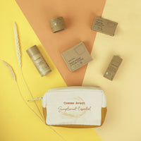 Trousse de cosmétiques solides comme avant