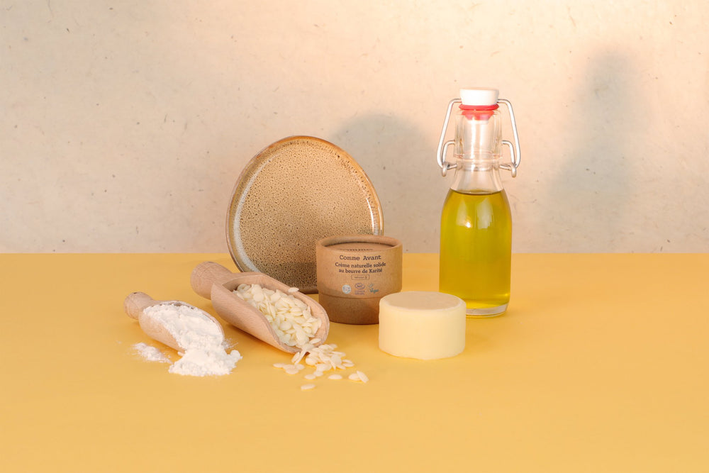 Crème solide naturelle au beurre de karité Comme Avant