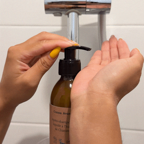 Utilisation après-shampoing liquide Comme Avant