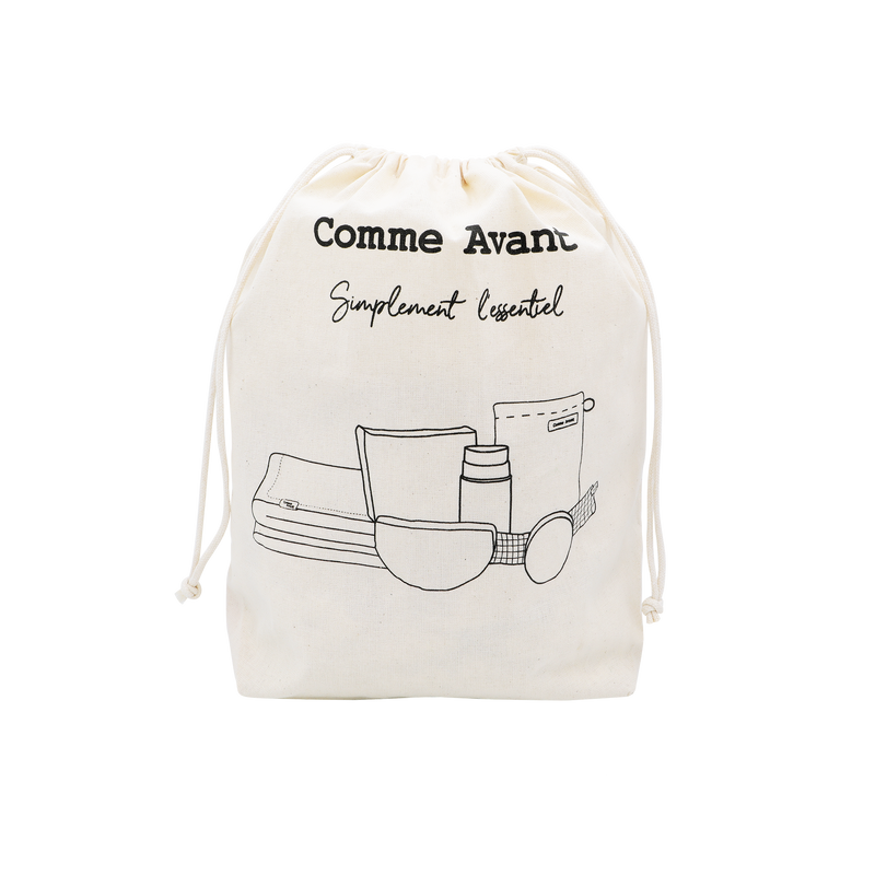 Pochon Simplement l'essentiel en coton bio