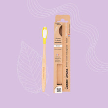 Brosse à dents en bois rechargeable