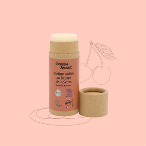 Parfum au beurre de kokum patchouli et cerise