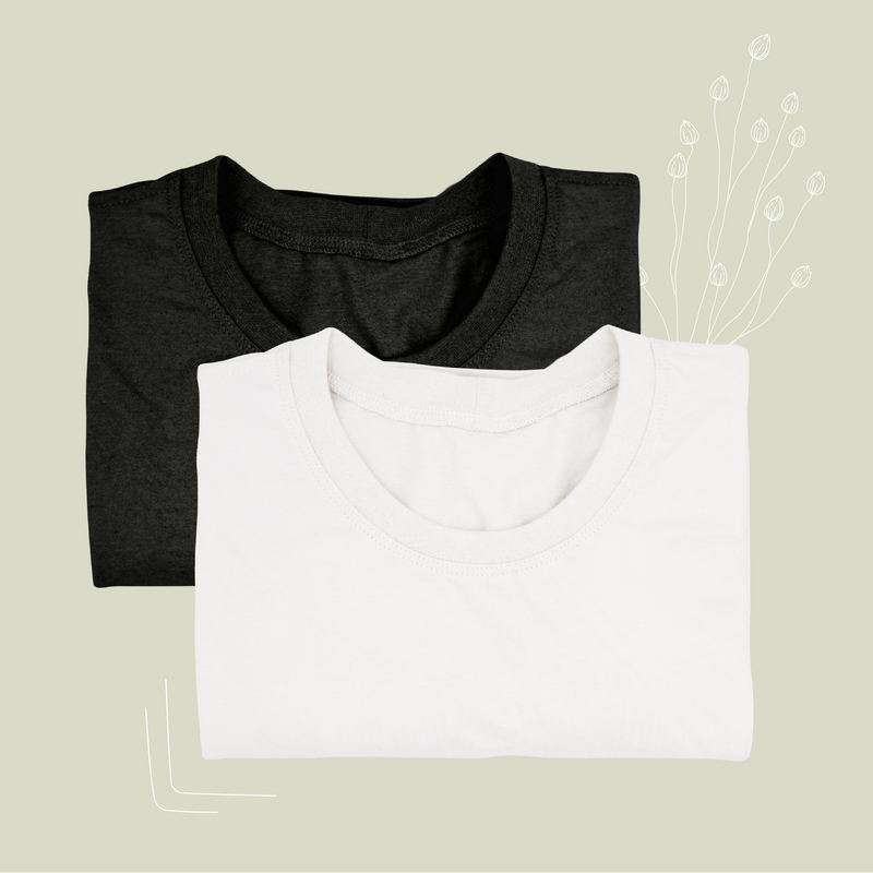 T-shirt en lin biologique fabriqué à la main près de marseille comme avant
