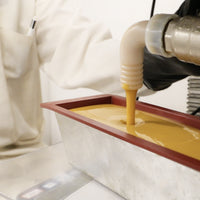 Fabrication du savon au beurre de karité comme avant