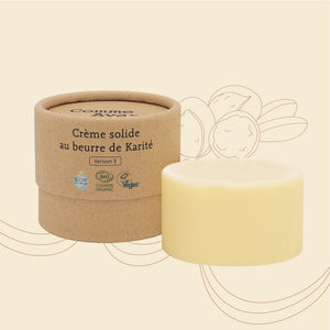 Crème au beurre de karité comme avant adapté aux peaux sensibles