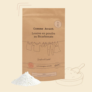 Lessive en poudre au bicarbonate Comme Avant