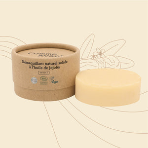 Démaquillant solide et naturel à l'huile de jojoba