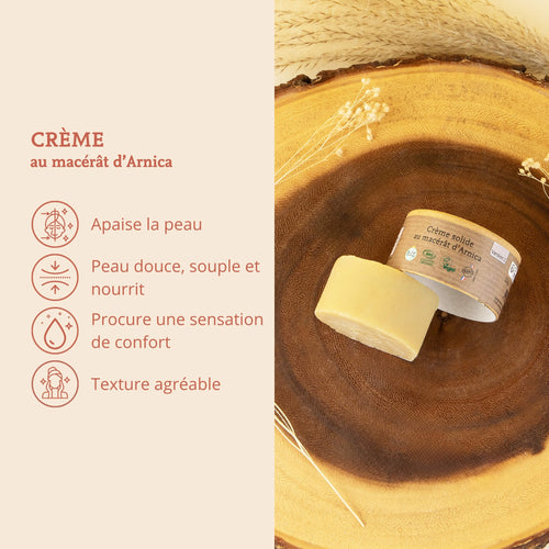 Argument crème arnica comme avant