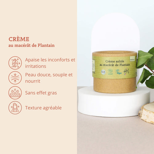 Argument crème plantain comme avant