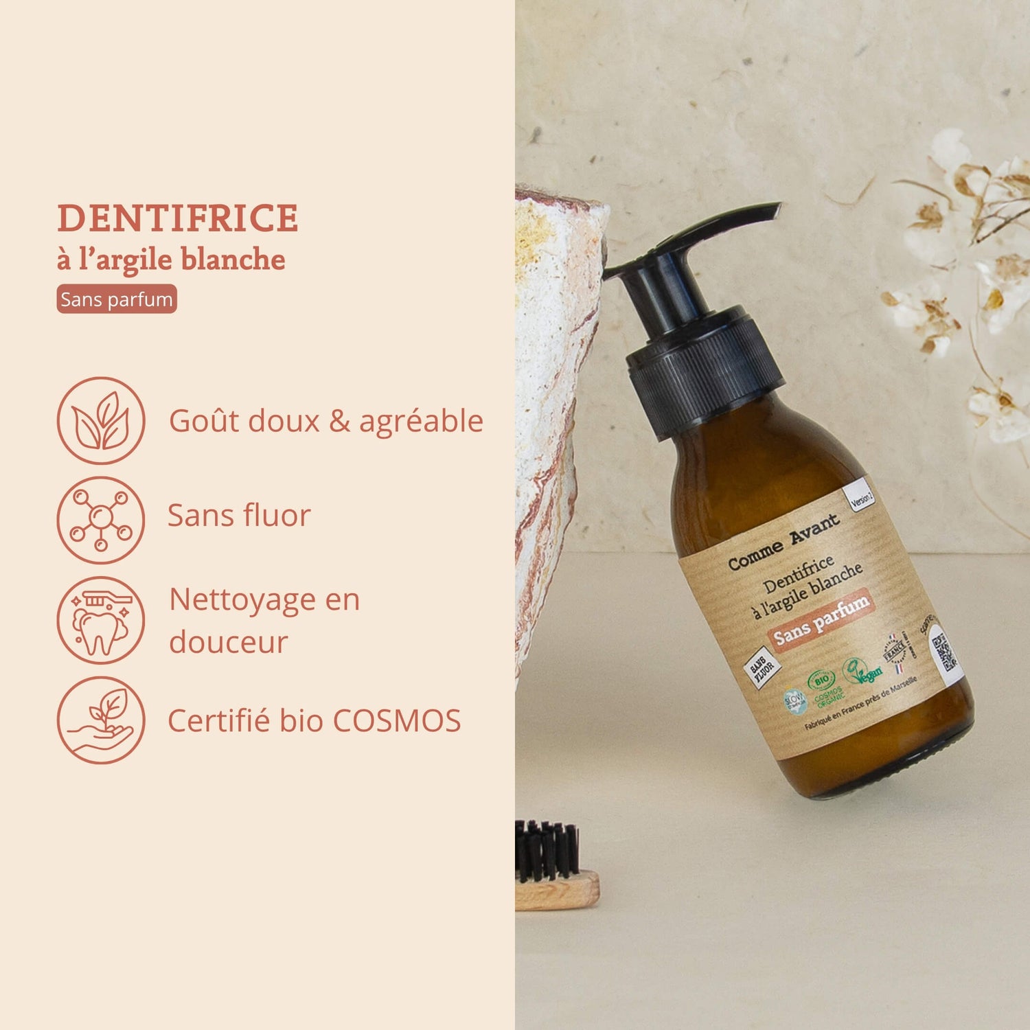 Argument dentifrice sans parfum comme avant