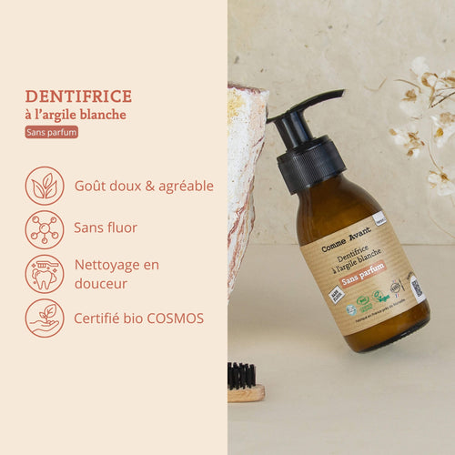 Argument dentifrice sans parfum comme avant