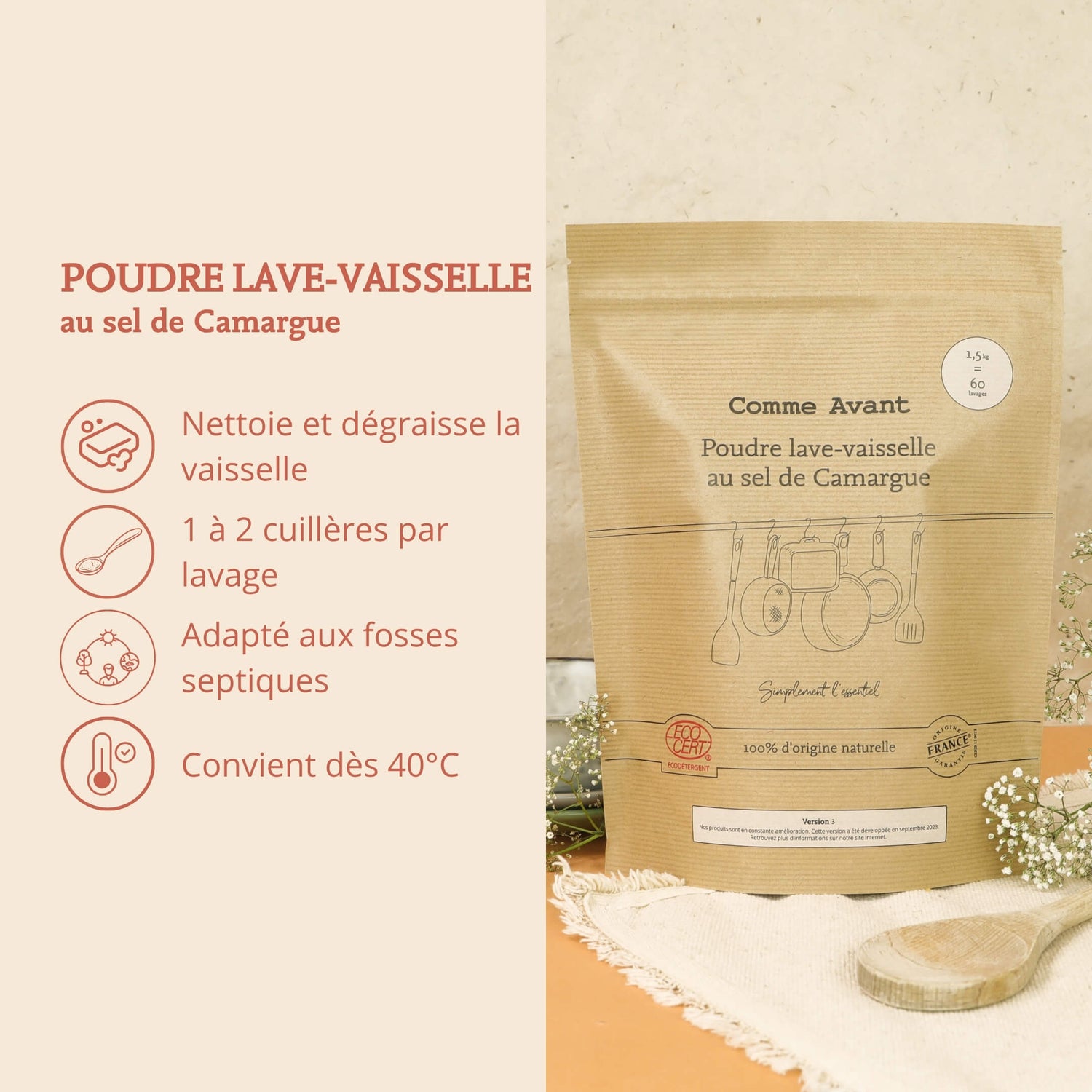 Argument poudre vaisselle comme avant