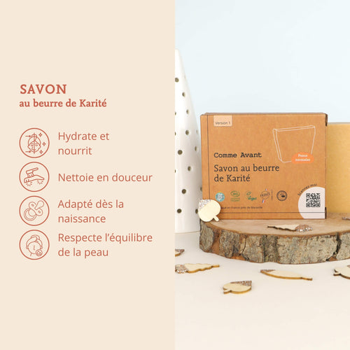 Argument savon karité comme avant