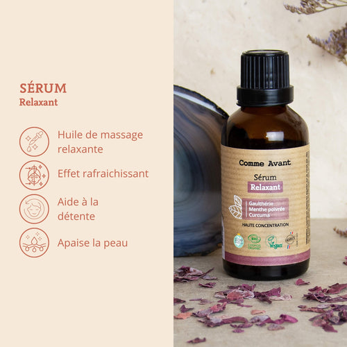 Argument sérum relaxant comme avant