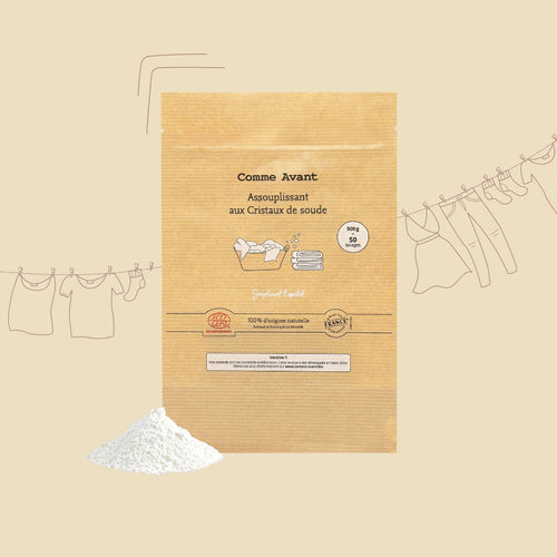 assouplissant aux cristaux de soude comme avant