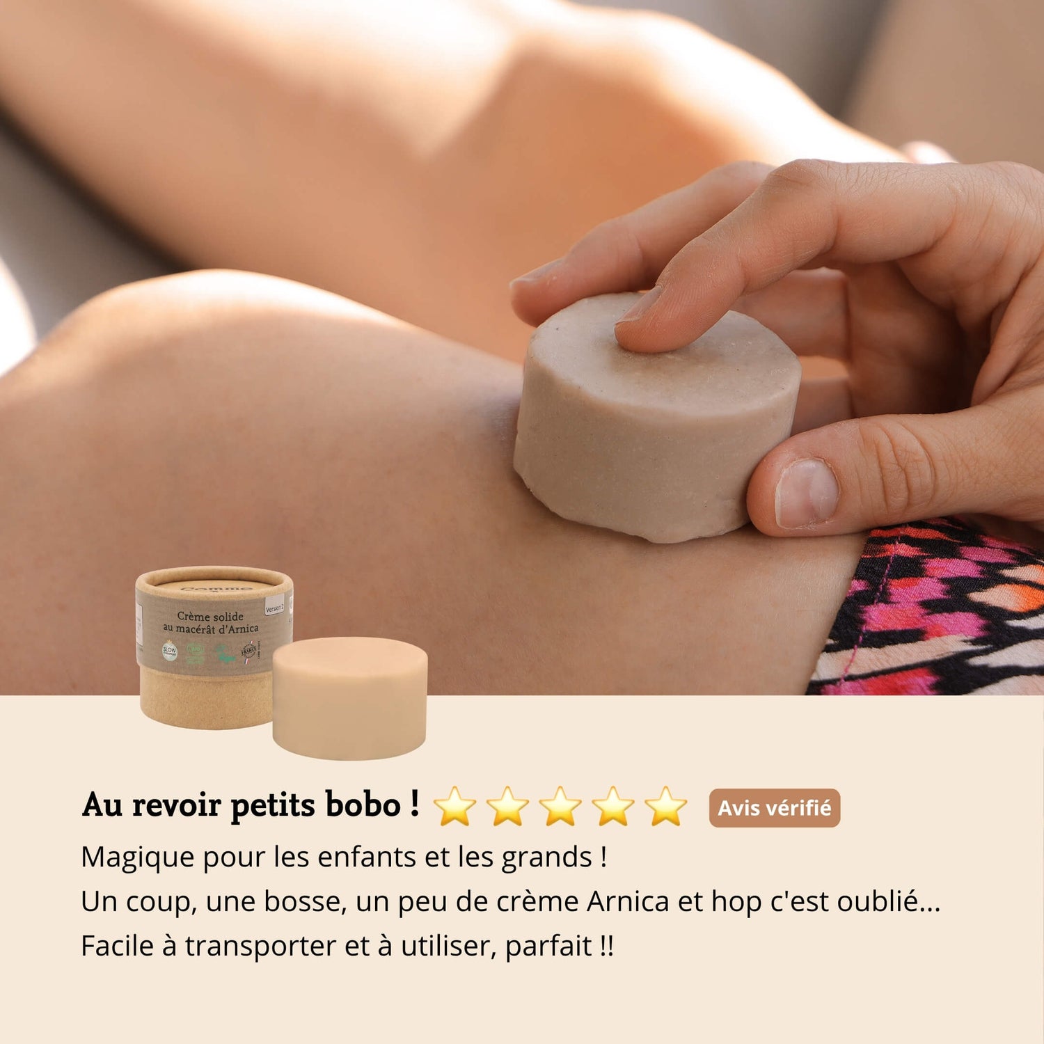 Avis crème arnica comme avant