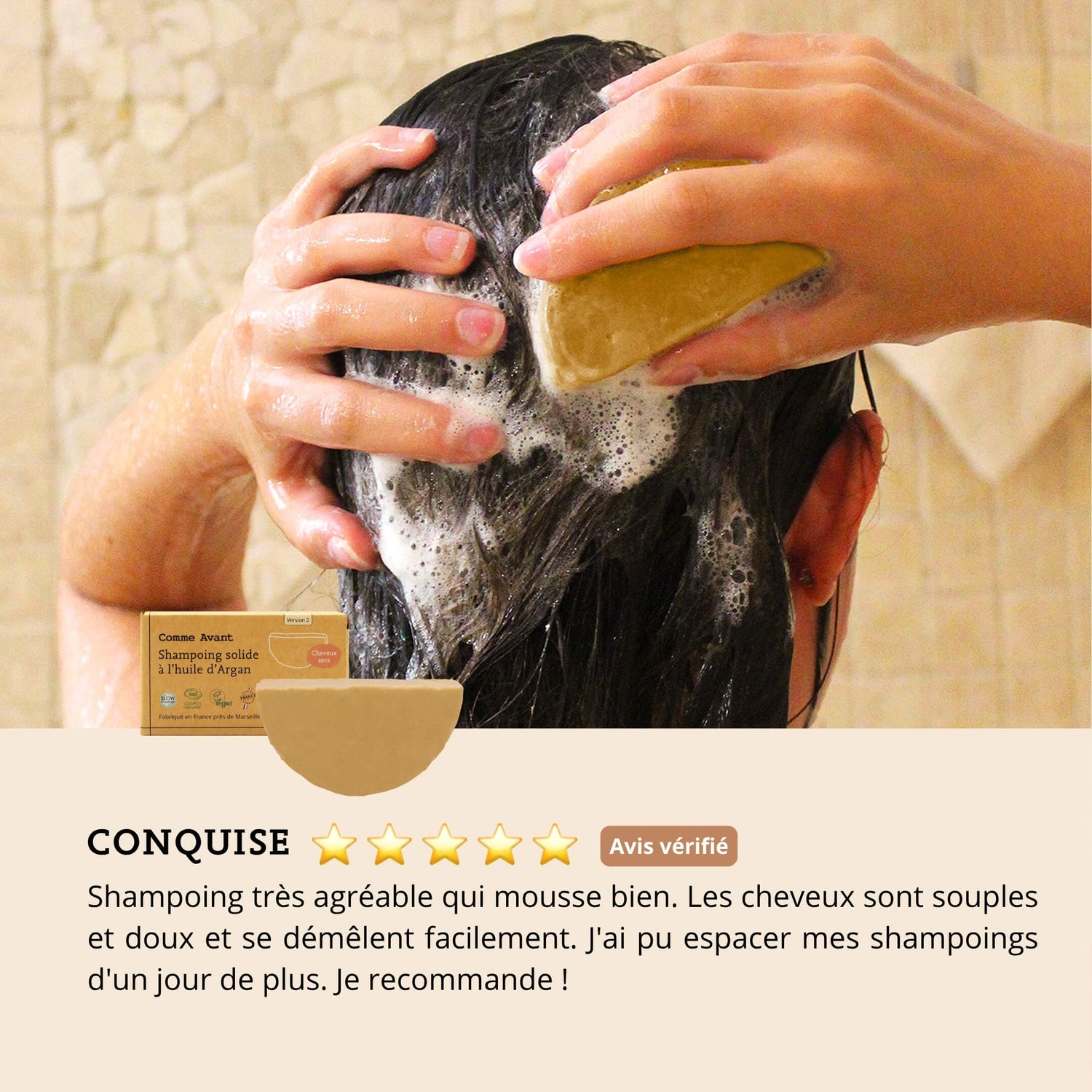 Avis shampoing argan comme avant