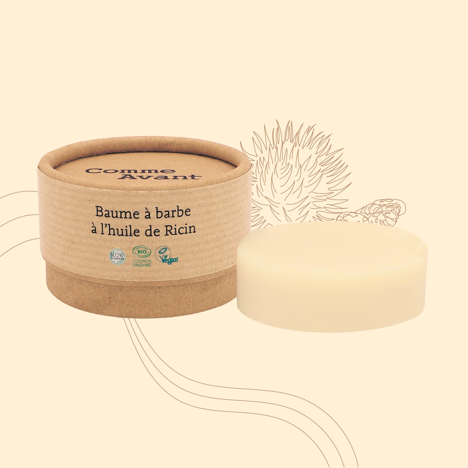 BAUME À BARBE SOLIDE SANS PARFUM COMME AVANT