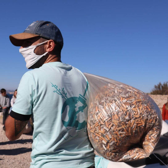 Ramassage de mégots plage Clean my Calanques 