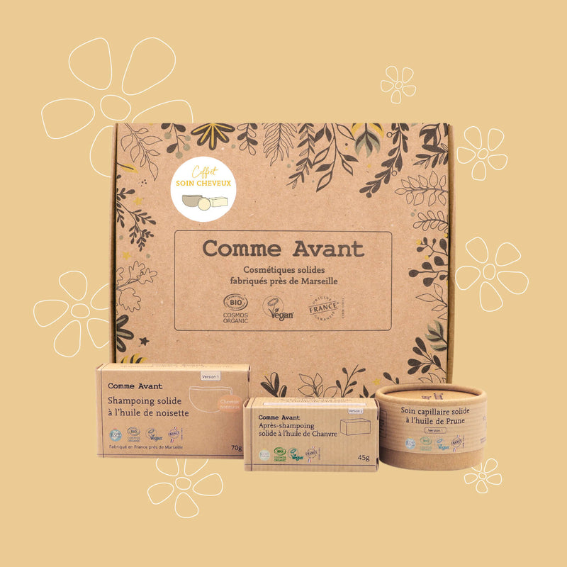 coffret soin cheveux Comme Avant