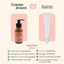 Concurrent dentifrice fraise comme avant