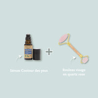 Sérum contour des yeux et rouleau visage