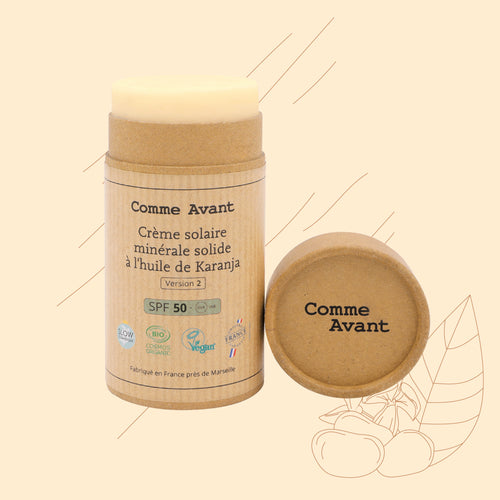 CRÈME SOLAIRE SPF50 SANS PARFUM COMME AVANT