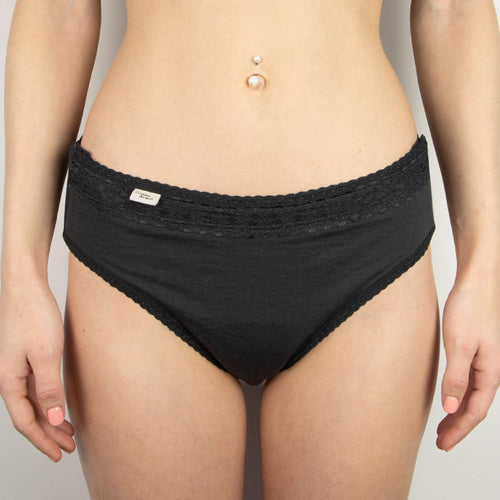 Culotte menstruelle détachable en coton bio - Version 1