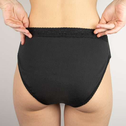 Culotte menstruelle détachable en coton bio - Version 1