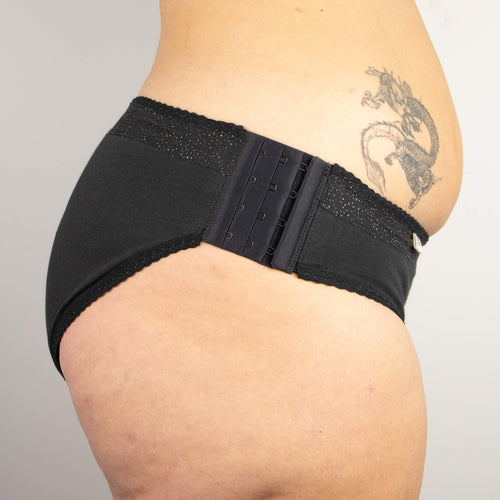 Culotte menstruelle détachable en coton bio - Version 1