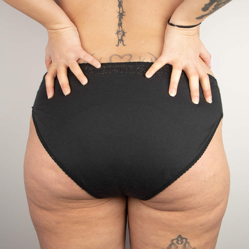 Culotte menstruelle détachable en coton bio - Version 1