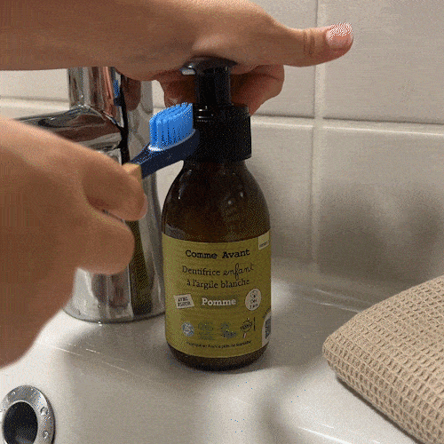 Dentifrice enfant en pâte à la pomme - Version 2