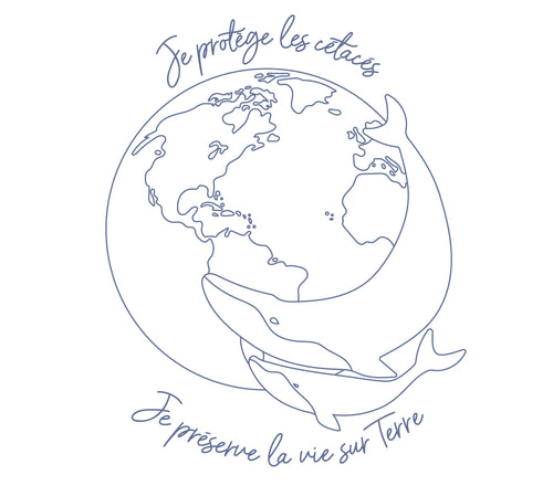 illustration baleine t-shirt comme avant miraceti 