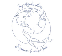 illustration baleine t-shirt comme avant miraceti 